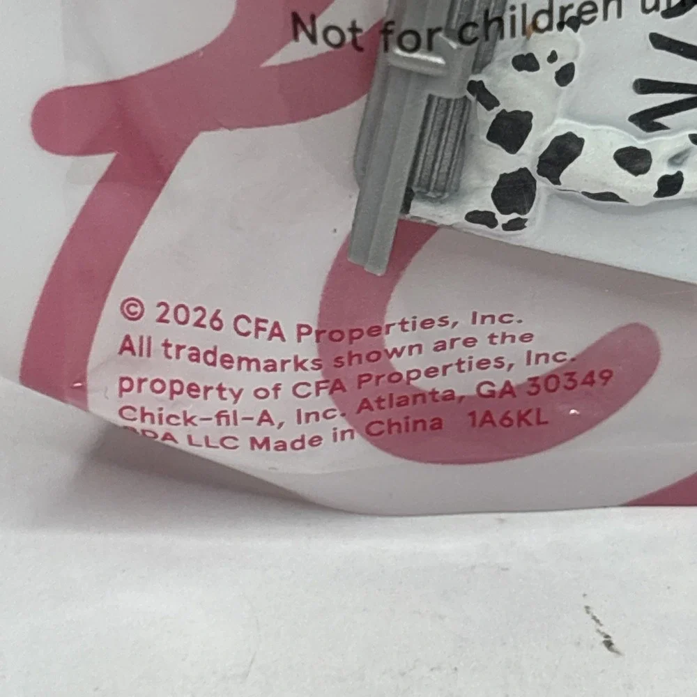 2026 Chick-fil-A Cow Billboard Keychain LIMITED EDITION New Sealed Package
